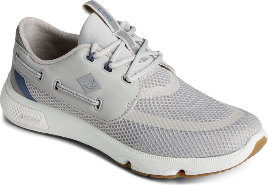 Zapatilla 7 Seas 3 Ojales Gris Sperry