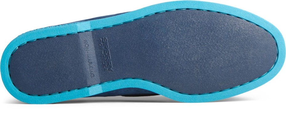Náutico Suela 2 Ojos Original Auténtico Azul Marino Sperry