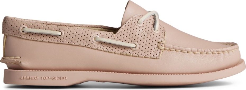 Náutico Original Auténtico Con 2 Argollas Perforadas Rosa Sperry
