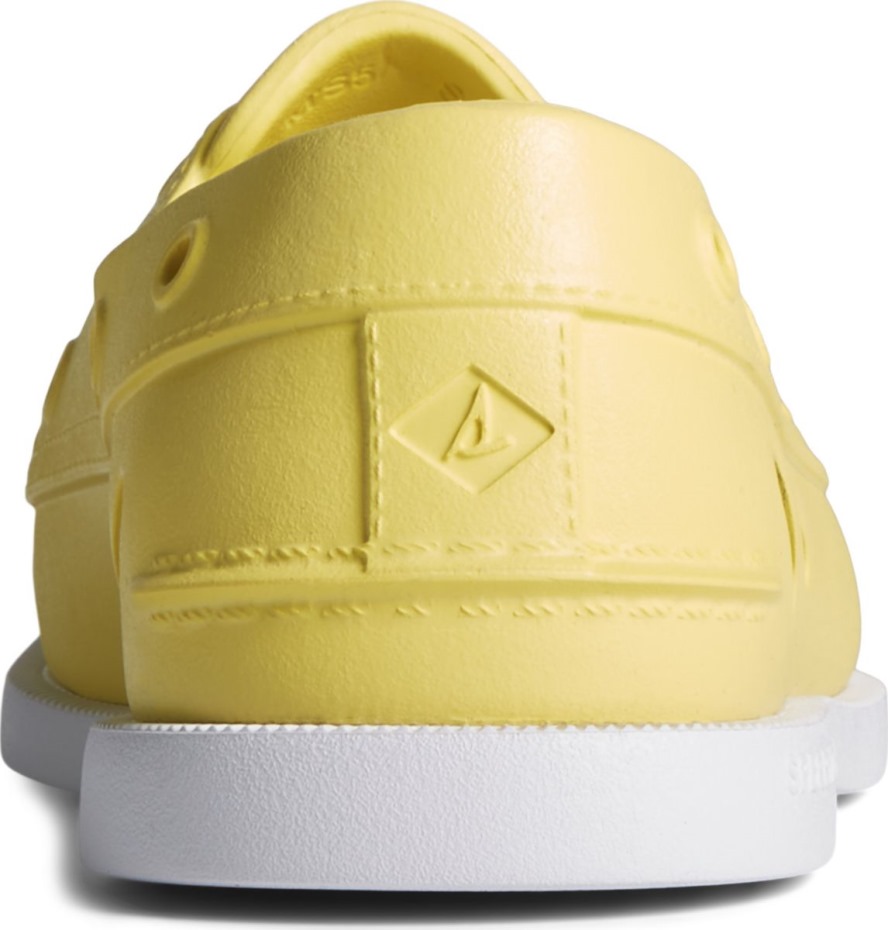 Zapato Náutico Flotador Original Auténtico Amarillo Sperry