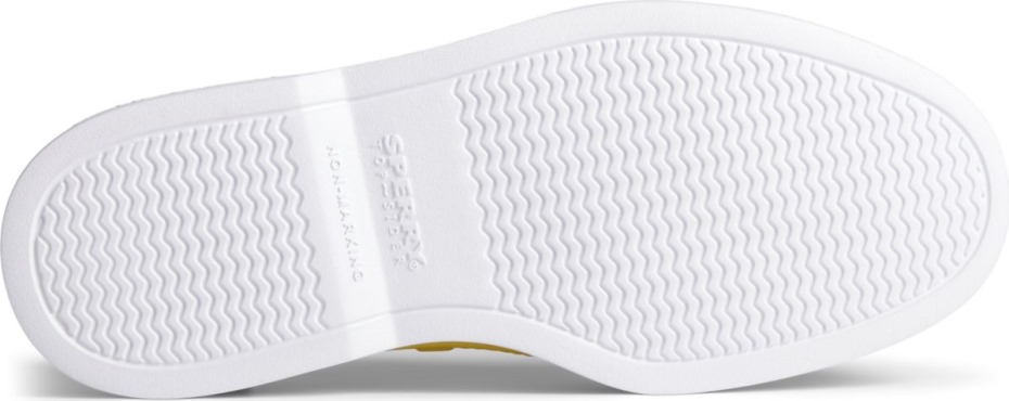 Zapato Náutico Flotador Original Auténtico Amarillo Sperry