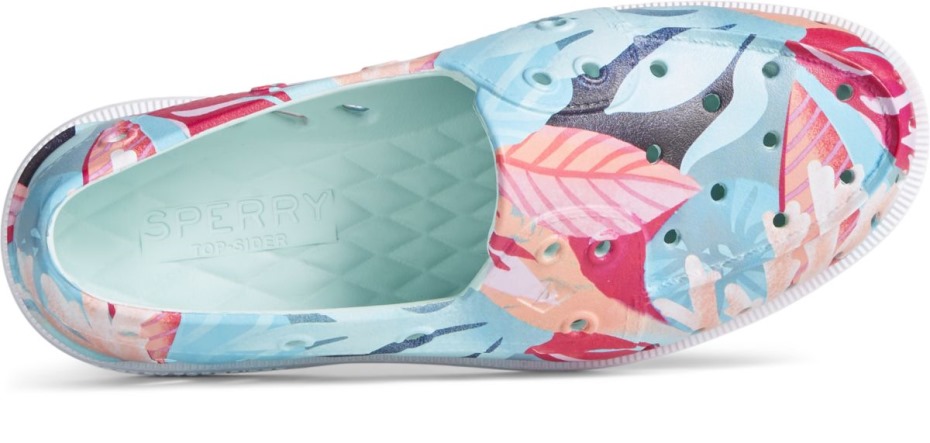 Auténtico Original Float Coral Floral Náutico Rosa Multi Sperry