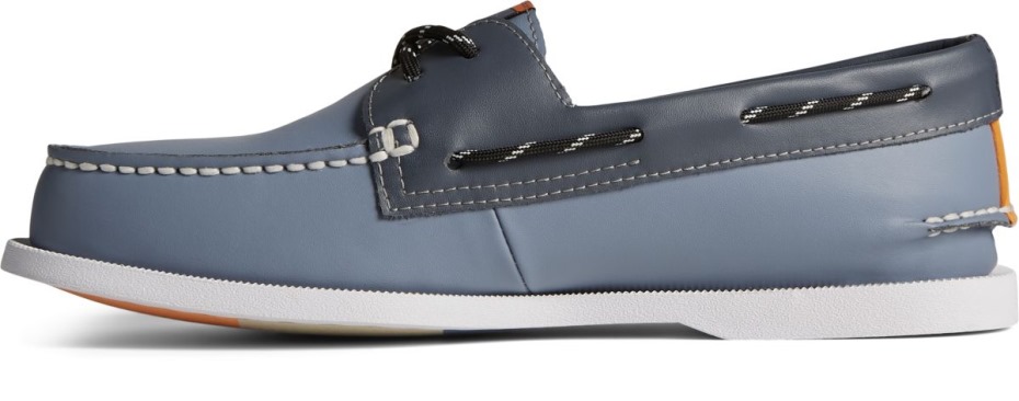 Náutico Con 2 Ojales Harmony Original Auténtico Gris Sperry