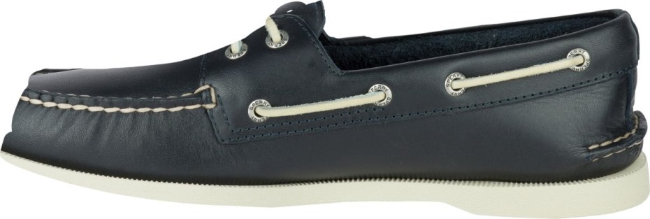 Náutico Auténtico Original En Piel Azul Marino Sperry