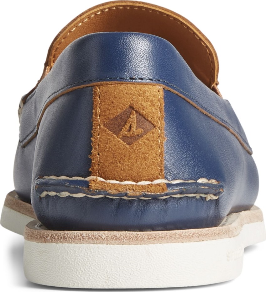 Mocasín Original Auténtico Con Borlas Azul Marino Sperry
