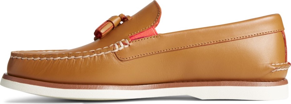 Auténtico Y Original Mocasín Con Borlas Sperry Tan