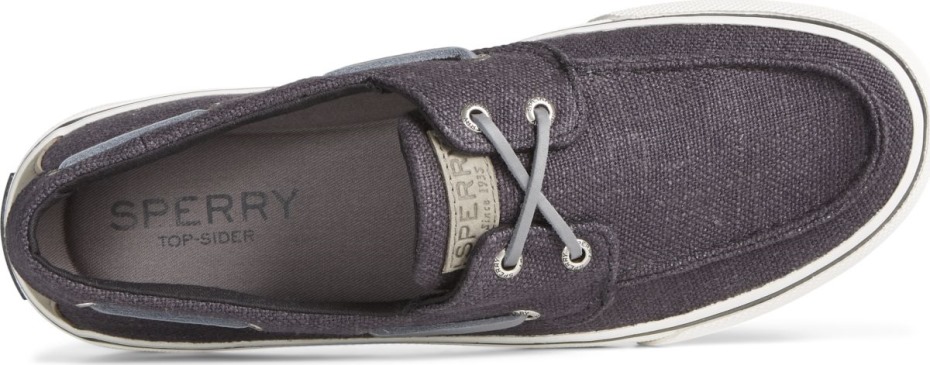 Zapatilla Bahama Ii Cáñamo Sperry Negro