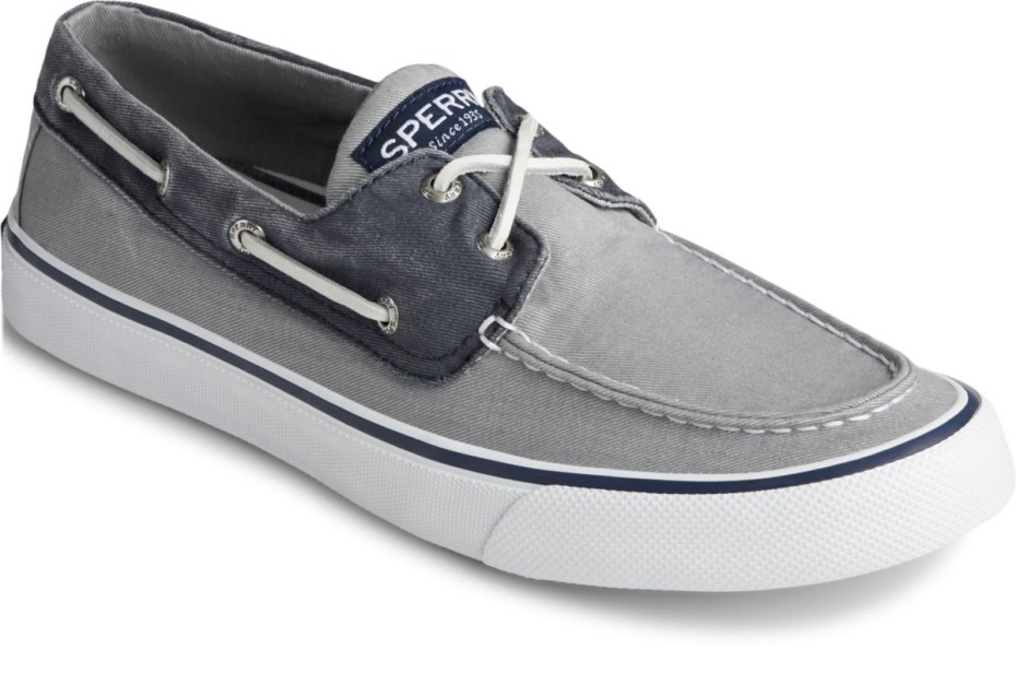 Zapatilla Bahama Ii Gris Sperry Azul Marino