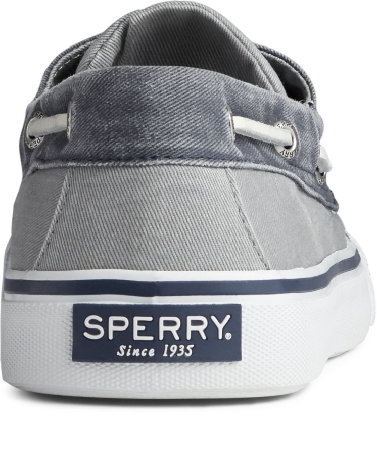 Zapatilla Bahama Ii Gris Sperry Azul Marino