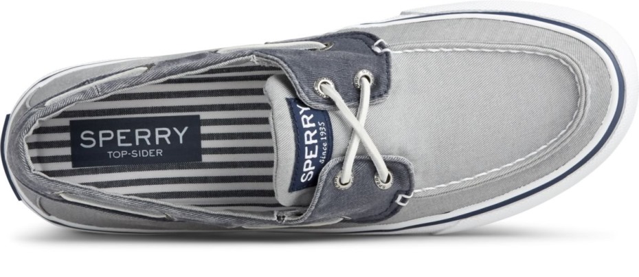 Zapatilla Bahama Ii Gris Sperry Azul Marino