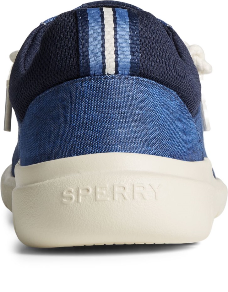 Calzoncillos Cambray Moc De Capitán En Sperry Azul Marino