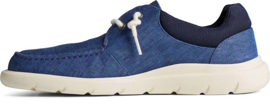 Calzoncillos Cambray Moc De Capitán En Sperry Azul Marino