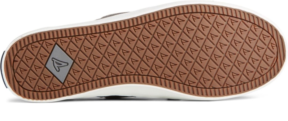 Zapatilla De Deporte Crest Boat Cheetah Suede Gris Sperry