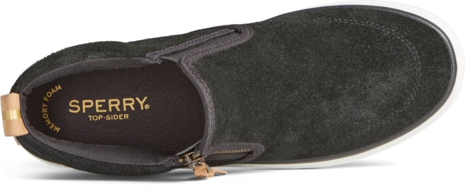 Crest Lug Suede Chukka Sperry Negro