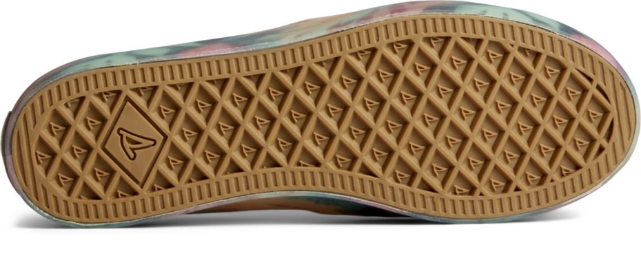 Zapatilla Con Plataforma Crest Twin Gore Floral Gris Sperry