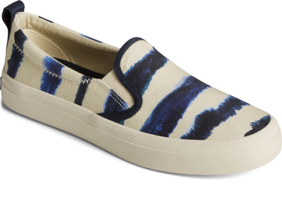 Crest Twin Gore Tie Dye Stripe Zapatilla Sperry Azul Marino