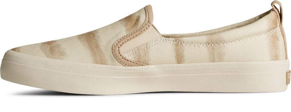 Crest Twin Gore Tie Dye Stripe Zapatilla Taupe Sperry