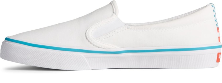 Zapatilla Sin Cordones Crest Twin Gore Twisted Textil Blanco Sperry