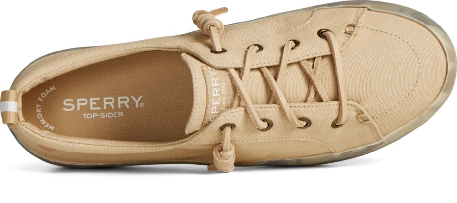 Crest Vibe Coral Floral Plataforma Zapatilla De Deporte Bronceado Sperry