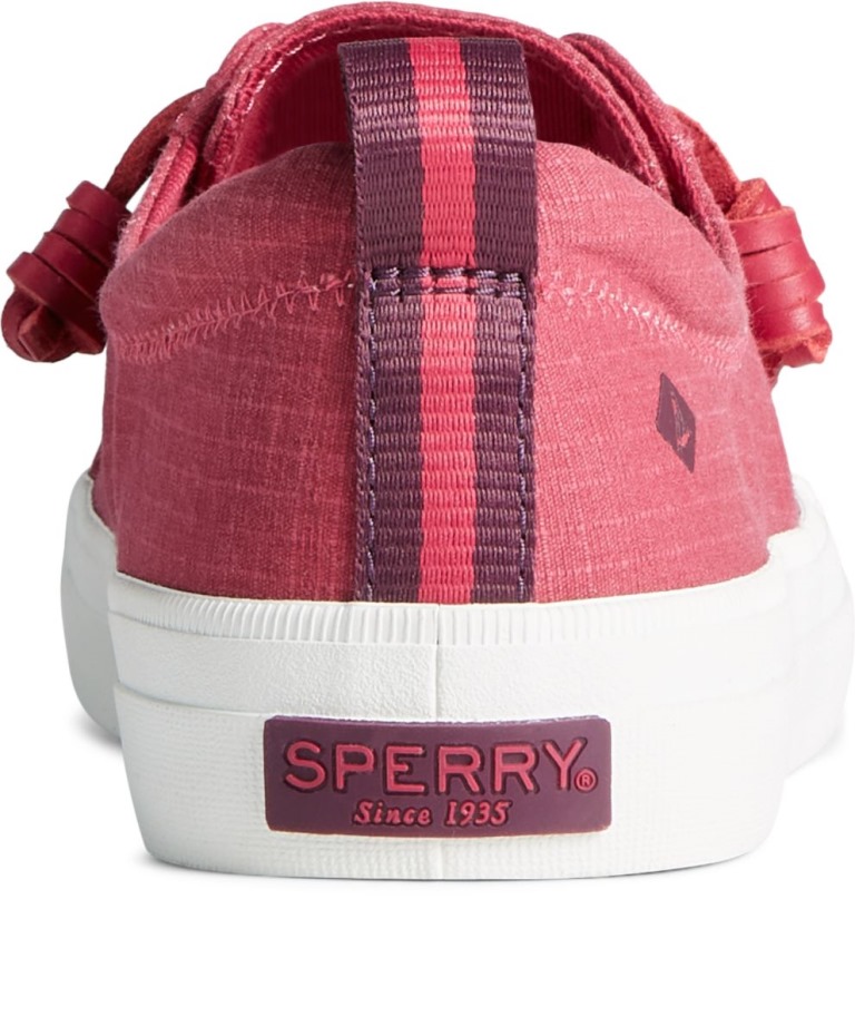 Zapatillas De Deporte Crest Vibe De Algodón Antidesgarro Rosa Sperry