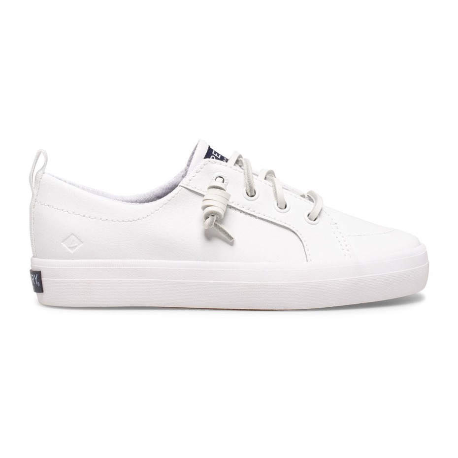 Zapatilla Crest Vibe Júnior Todo Blanco Sperry