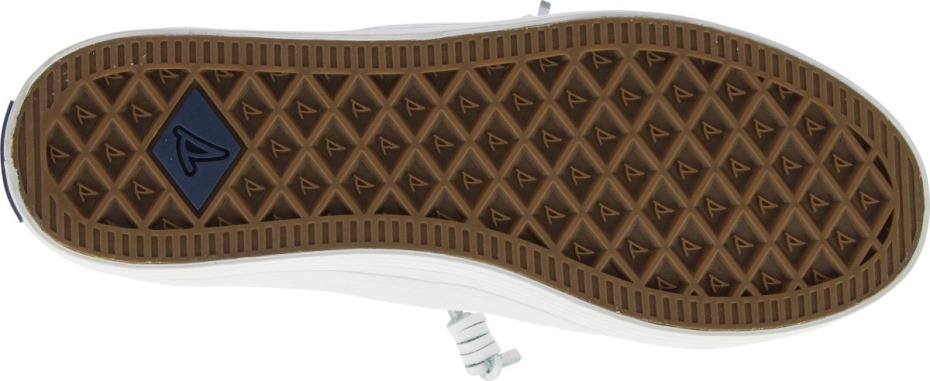 Zapatilla De Cuero Con Plataforma Crest Vibe Blanco Sperry