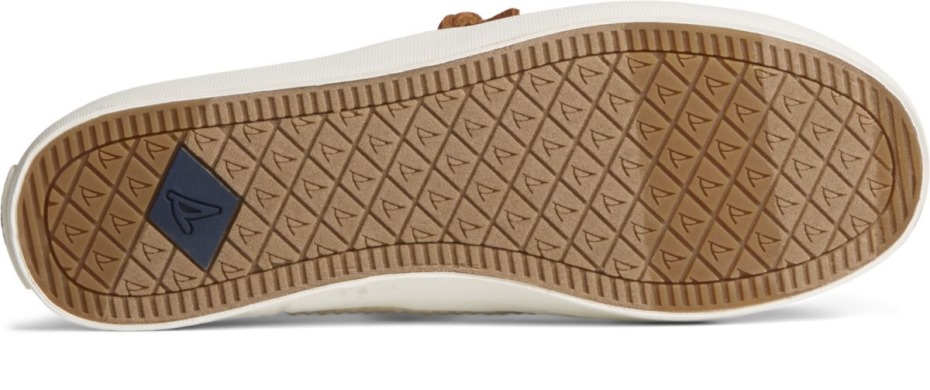 Crest Vibe Seersucker Zapatilla De Deporte Blanco Sperry