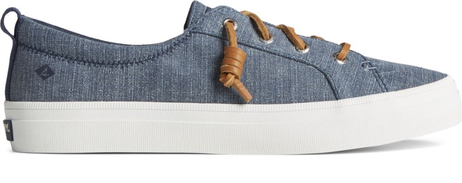 Zapatilla De Deporte Con Rayas Textiles Crest Vibe Sperry Azul Marino