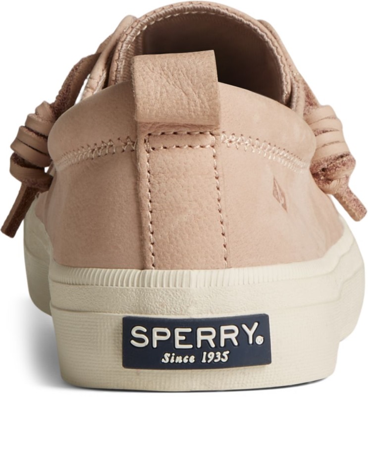 Crest Vibe Zapatillas De Deporte De Cuero Caído Rosa Sperry