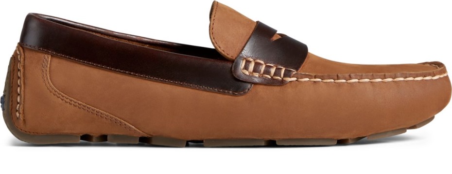 Mocasín Davenport Penny Marrón Sperry