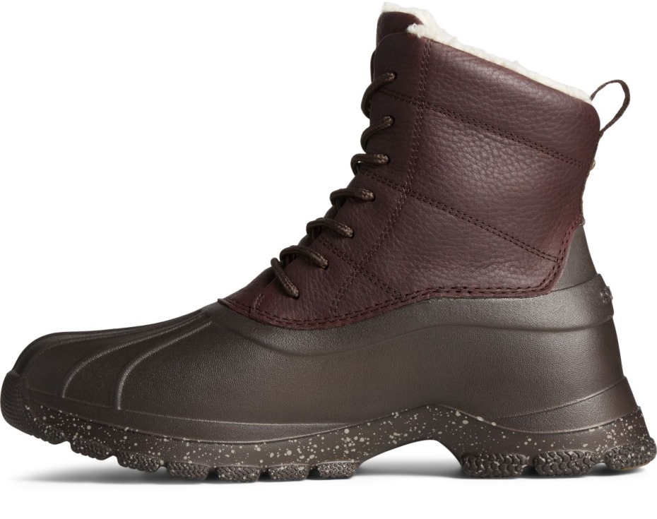 Bota Flotante De Pato Con Cordones Marrón Sperry