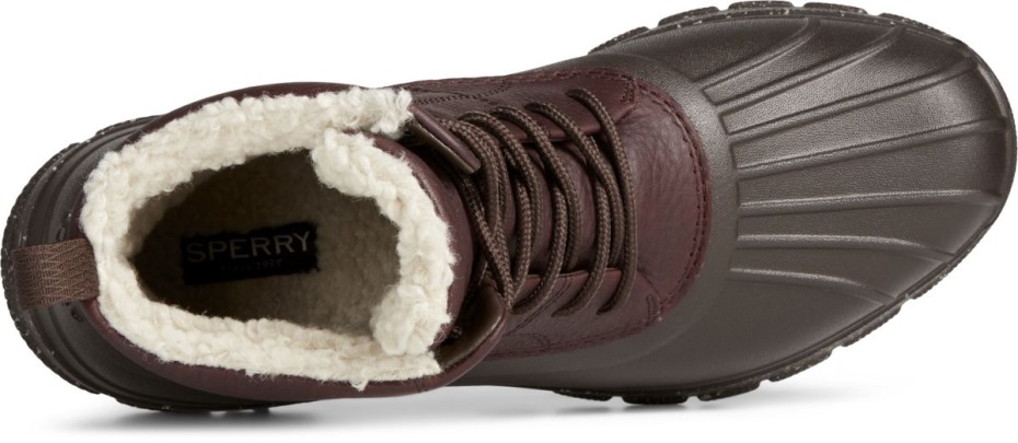 Bota Flotante De Pato Con Cordones Marrón Sperry