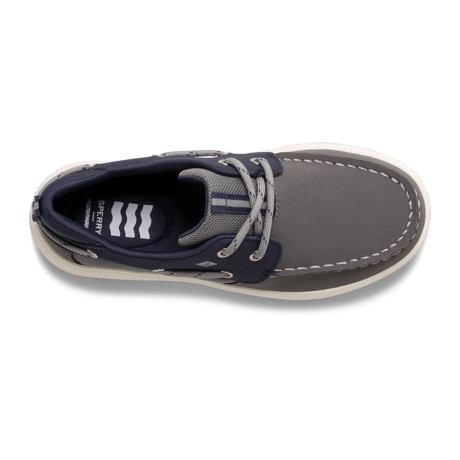 Náutico Fairwater Plushwave Gris Azul Marino Sperry
