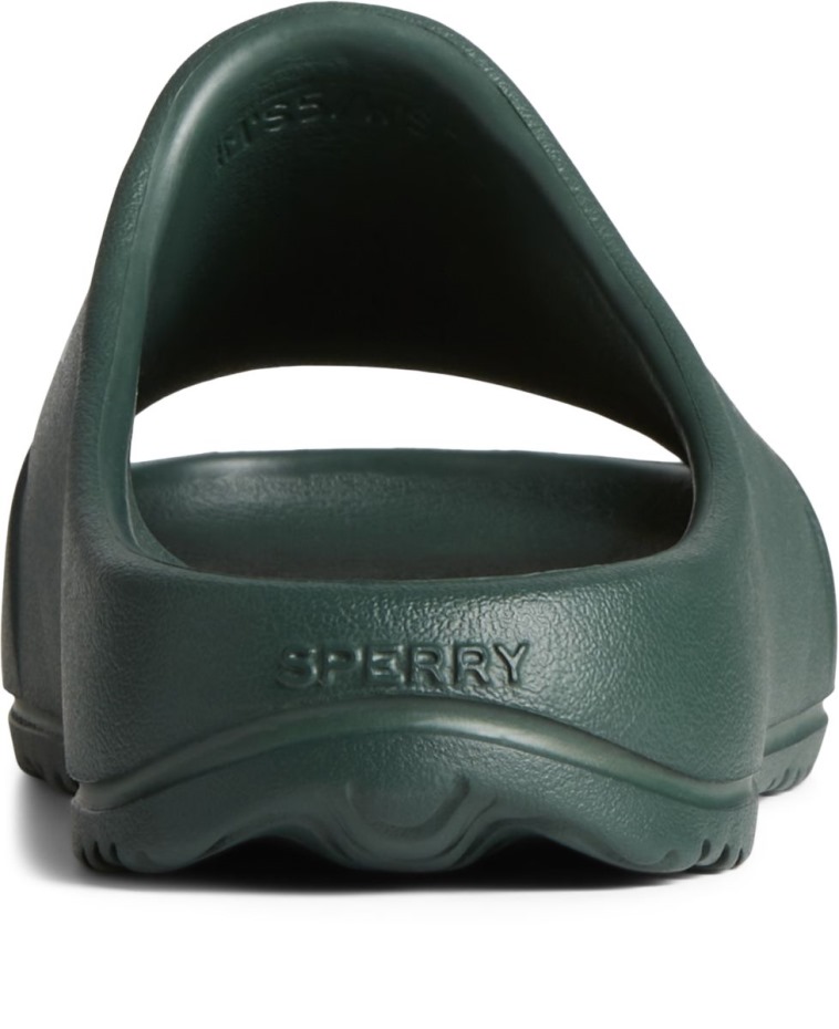 Sandalias Float Slide Logo Verde Sperry