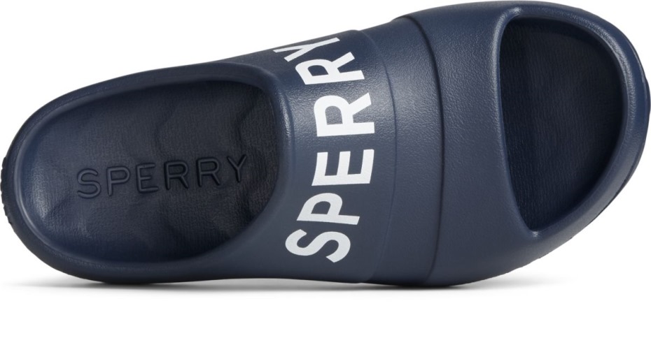 Sandalias Flotantes Con Logo Sperry Azul Marino