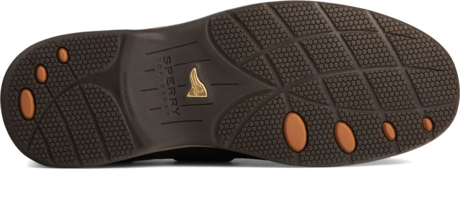 Copa De Oro Asv Náutico 2 Ojales Piel Sperry Amaretto