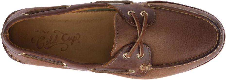 Copa De Oro Auténtico Original Rivingston Barco Zapato Sperry Bronceado