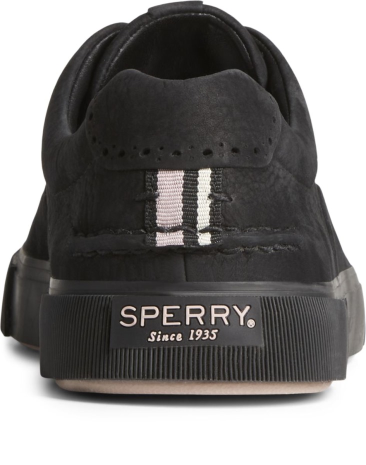 Copa De Oro Striper Plushwave Cvo Nubuck Zapatilla Sperry Negro