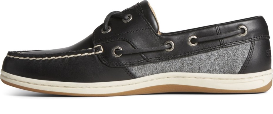 Náutico Con Rayas Texturizadas Koifish Sperry Negro