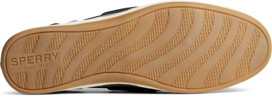 Náutico Con Rayas Texturizadas Koifish Sperry Negro