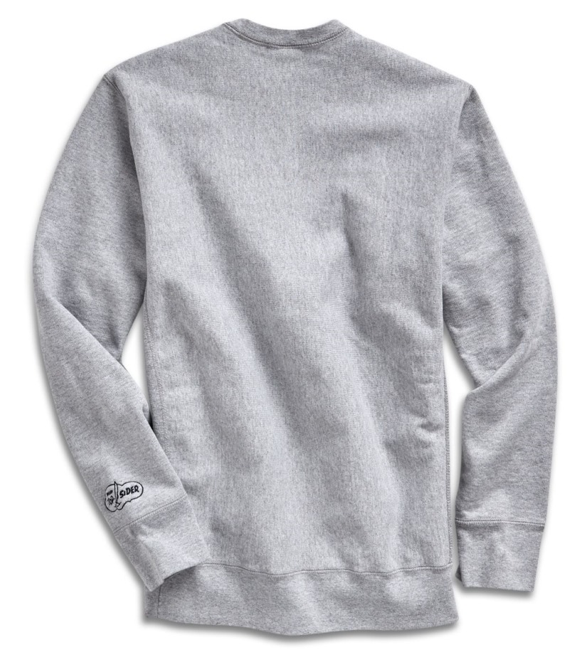 Hecho En EE. UU. Nube Algodón Tripulación Gris Sperry