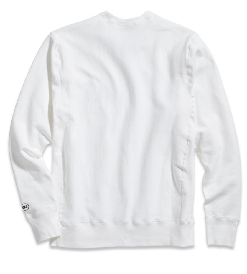 Sudadera Con Cuello Redondo Nube Made In Usa Blanco Sperry