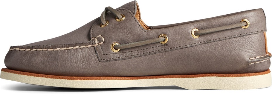 Zapato Náutico De 2 Ojales Dorado Para Hombre Zapatos De Cordones Carbón Sperry