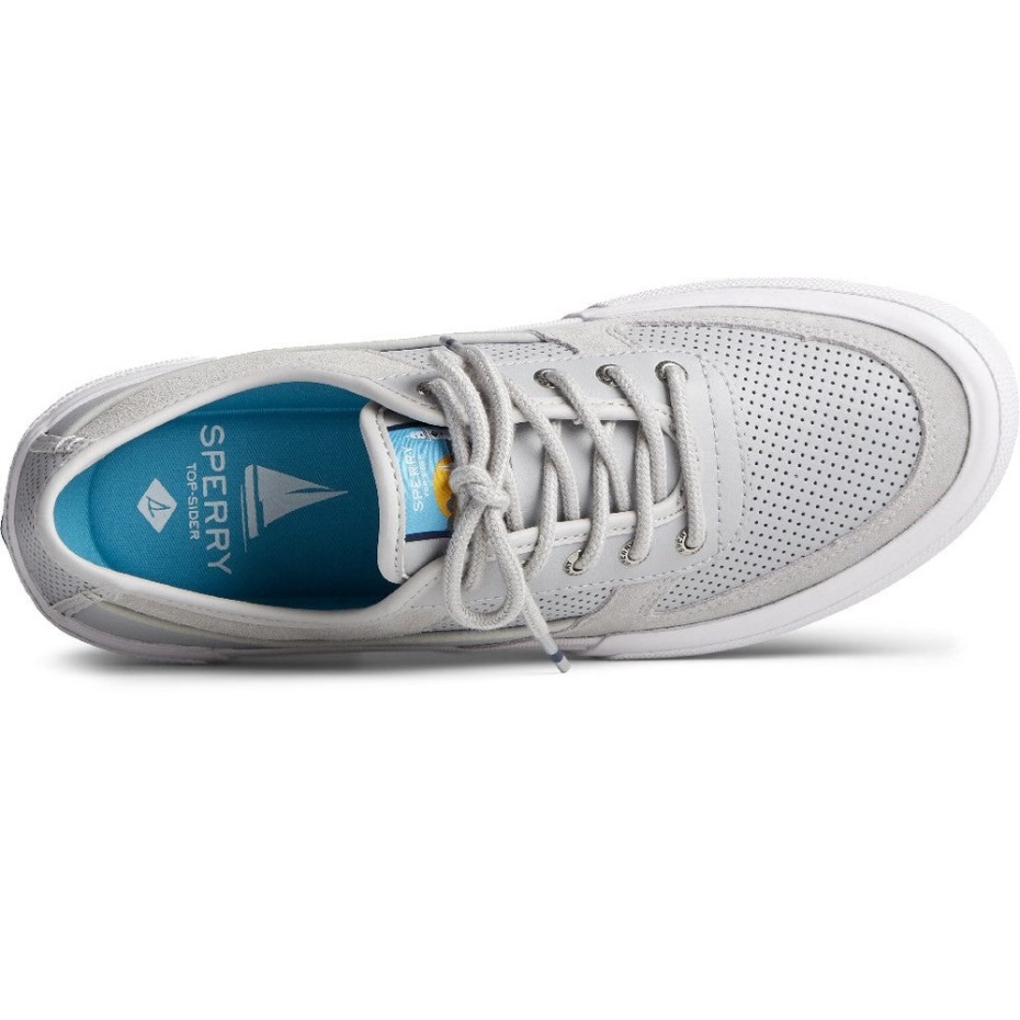 Hombre Soletide Zapatos De Encaje Para Hombre Gris Sperry