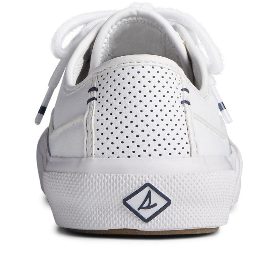 Masculino Soletide Zapatos De Encaje Para Hombre Sperry Blanco