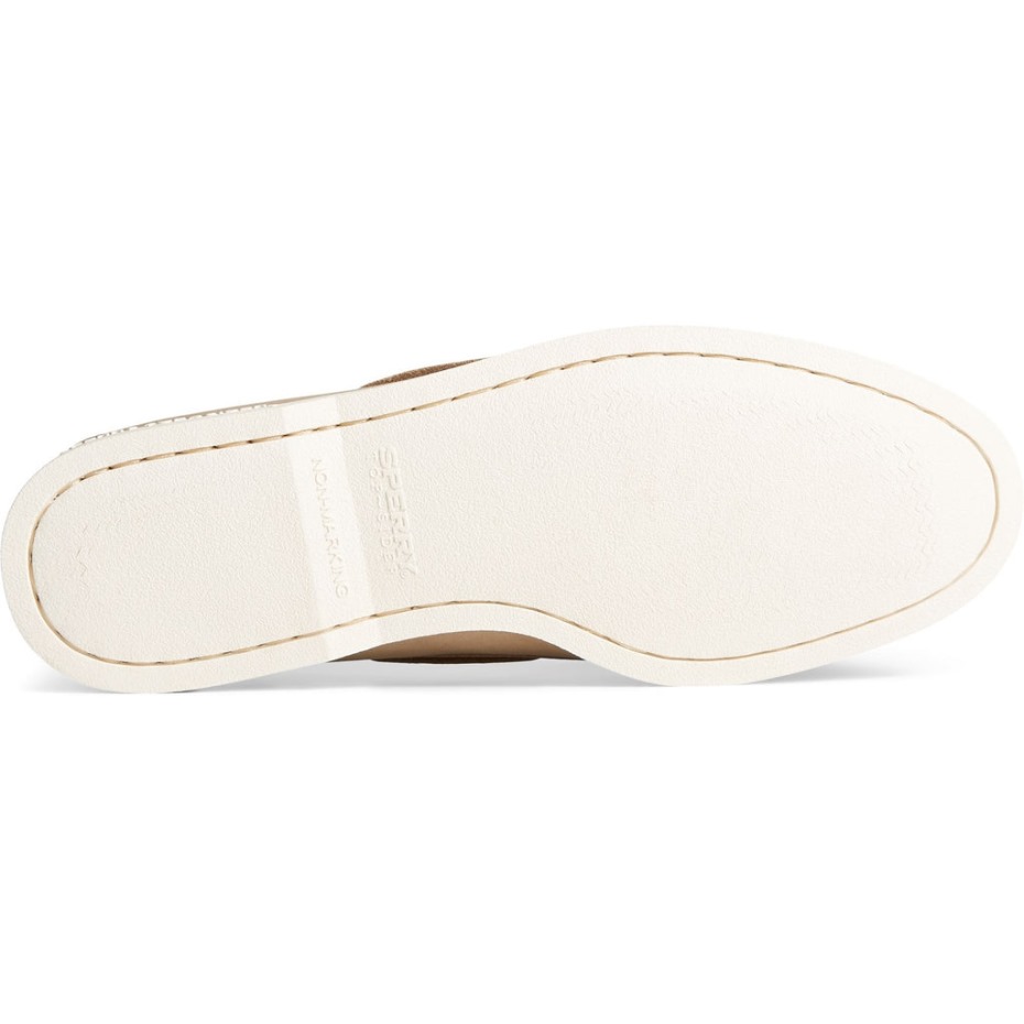 Náutico De 2 Ojales A/o Para Hombre Crema Sperry