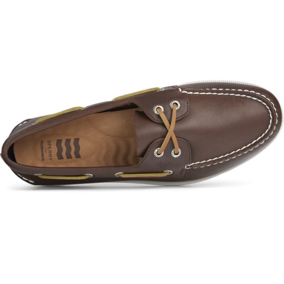Náutico De Hombre Original Auténtico Plushwave Lavable Marrón Sperry