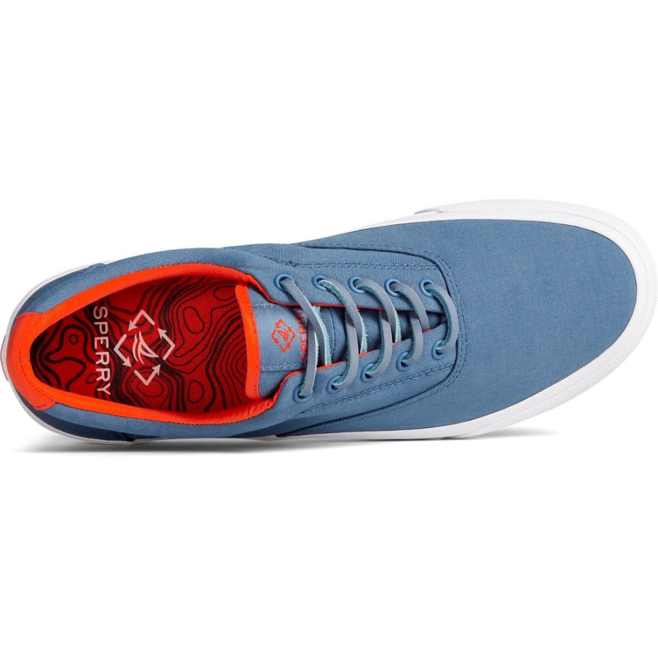 Zapatillas De Hombre Seacycled Striper Ii Cvo Gris Sperry