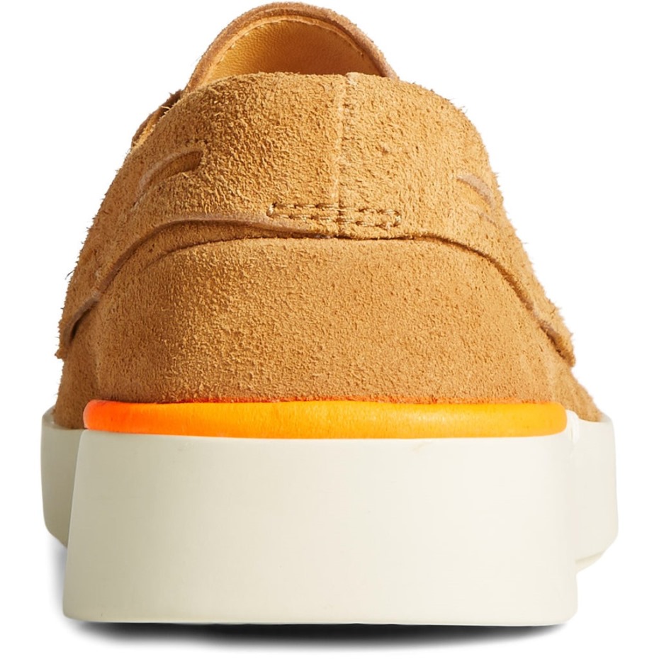 Sperry X John Legend Plushwave Slip On Náutico Para Hombre Beige Sperry