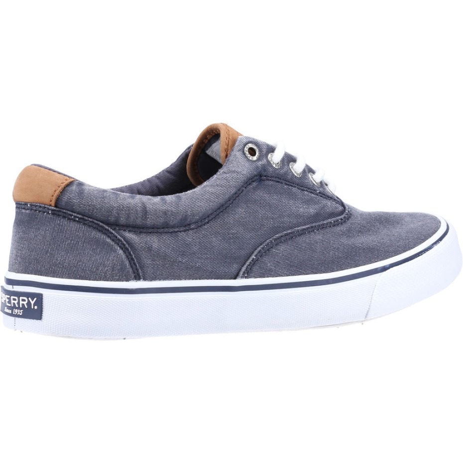Zapato De Lona Para Hombre Striper Ii Cvo Salt Wash Sperry Navy